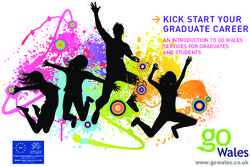 KICK START YOUR GRADUATE CAREER - AN INTRODUCTION TO GO WALES SERVICES FOR GRADUATES AND STUDENTS