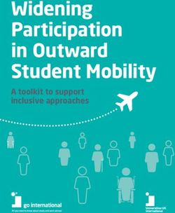 Widening Participation in Outward Student Mobility - I