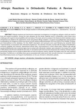 Allergic Reactions in Orthodontic Patients: A Review