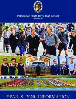 YEAR 9 2020 INFORMATION - Palmerston North Boys' High School Established 1902 - Palmerston North Boys' High School