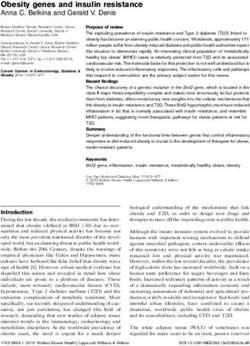 Obesity genes and insulin resistance - Anna C. Belkina and Gerald V. Denis