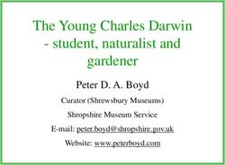 The Young Charles Darwin - student, naturalist and gardener - Peter D. A. Boyd Curator (Shrewsbury Museums)