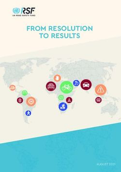 FROM RESOLUTION TO RESULTS - AUGUST 2021 - UNECE
