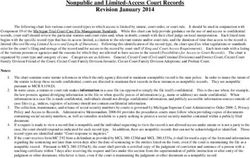 Nonpublic and Limited-Access Court Records Revision January 2014