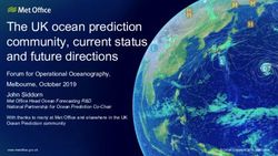 The UK ocean prediction community, current status and future directions