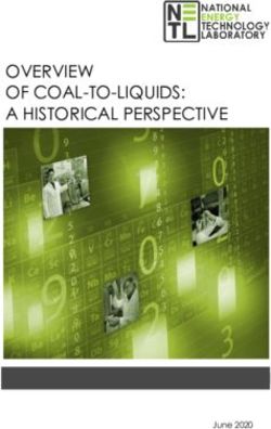 OVERVIEW OF COAL-TO-LIQUIDS: A HISTORICAL PERSPECTIVE