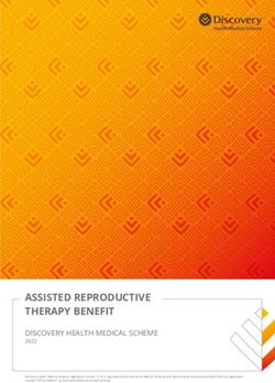 ASSISTED REPRODUCTIVE THERAPY BENEFIT - DISCOVERY HEALTH MEDICAL SCHEME 2022
