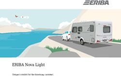 ERIBA Nova Light Compact comfort for the discerning customer.