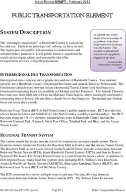 PUBLIC TRANSPORTATION ELEMENT