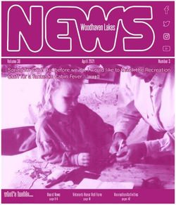 Spring forward! But before we do, I would like to thank the Recreation Staff for a fantastic Cabin Fever