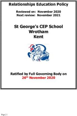 St George's CEP School Wrotham Kent - Relationships Education Policy - Ratified by Full Governing Body on - St George's CE Primary School