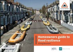 Homeowners guide to flood resilience - A living document