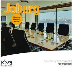 Joburg Meeting Planners' Guide