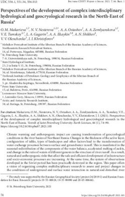 Perspectives of the development of complex interdisciplinary hydrological and geocryological research in the North-East of Russia