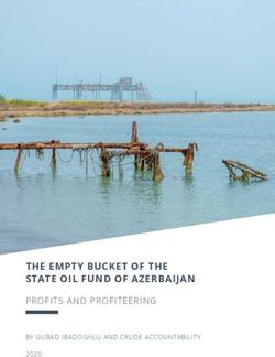 THE EMPTY BUCKET OF THE STATE OIL FUND OF AZERBAIJAN - PROFITS AND PROFITEERING BY GUBAD IBADOGHLU AND CRUDE ACCOUNTABILITY - Crude ...