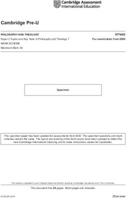 Cambridge Pre-U - Cambridge International