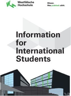 Information for International Students - Westf&auml;lische Hochschule