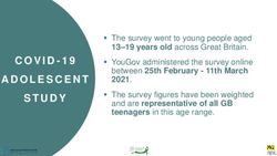 Between 25th February - 11th March 2021 - Mental Health Foundation