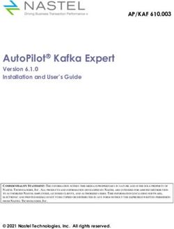 AutoPilot Kafka Expert - Version 6.1.0 Installation and User's Guide - Nastel Technologies
