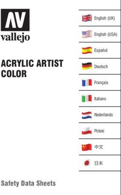 ACRYLIC ARTIST COLOR - Acrylicos Vallejo