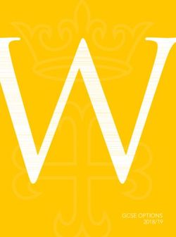 GCSE OPTIONS - Worth School