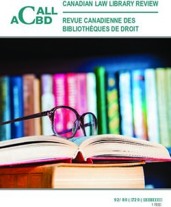 CANADIAN LAW LIBRARY REVIEW REVUE CANADIENNE DES BIBLIOTHÈQUES DE DROIT - VOLUME/TOME 44 (2019)