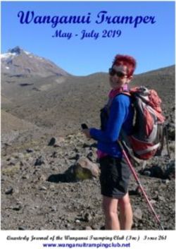 Wanganui Tramper May - July 2019 - Wanganui Tramping Club