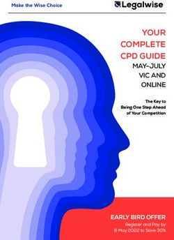 YOUR COMPLETE CPD GUIDE - MAY-JULY VIC AND ONLINE - EARLY BIRD OFFER - Legalwise Seminars