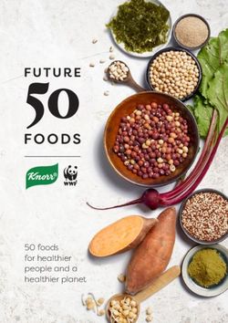 50 foods for healthier people and a healthier planet - WWF