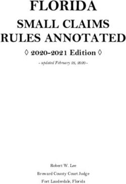 FLORIDA SMALL CLAIMS RULES ANNOTATED - 2020-2021 Edition - The Florida Bar