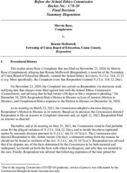 Before the School Ethics Commission Docket No.: C78-20 Final Decision Summary Disposition - NJ.gov