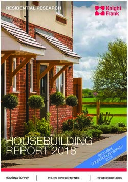 HOUSEBUILDING REPORT 2018 - RESIDENTIAL RESEARCH - R S - Knight Frank
