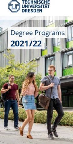 2021/22 Degree Programs - TU Dresden