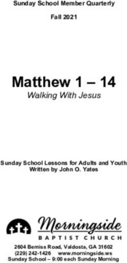 Matthew 1 - 14 Walking With Jesus - Sunday School Member Quarterly Fall 2021 - Morningside Baptist Church Valdosta GA