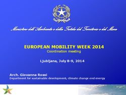 Ministero dell'Ambiente e della Tutela del Territorio e del Mare - EUROPEAN MOBILITY WEEK 2014