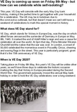 VE Day is coming up soon on Friday 8th May - but how can we celebrate while self-isolating? - but how can we ...