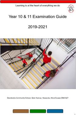 Year 10 & 11 Examination Guide 2019-2021 - Learning is at the heart of everything we do - Downlands ...