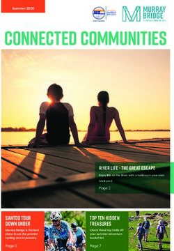 CONNECTED COMMUNITIES - Rural City of Murray Bridge