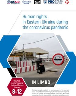 Human rights in Eastern Ukraine during the coronavirus pandemic - Freedom House