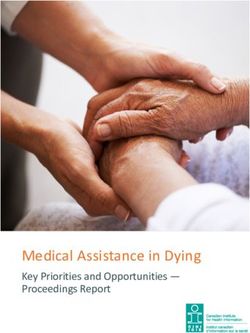 Medical Assistance in Dying - Key Priorities and Opportunities - Proceedings Report - CIHI