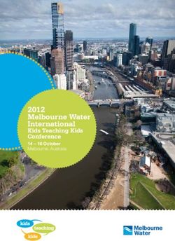 2012 Melbourne Water International - Kids Teaching Kids Conference 14 - 16 October Melbourne, Australia