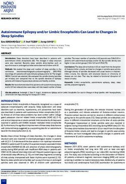 Autoimmune Epilepsy and/or Limbic Encephalitis Can Lead to Changes in Sleep Spindles