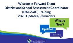 What's New? Updates - Wisconsin Forward Exam District and School Assessment Coordinator - WI DPI