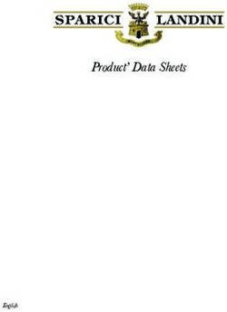 Product' Data Sheets - Sparici Landini