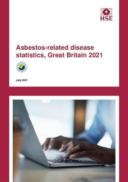 Asbestos-related disease statistics, Great Britain 2021 - HSE
