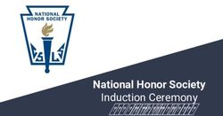 National Honor Society - Induction Ceremony TCHS Pickering 2020