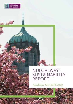 NUI GALWAY SUSTAINABILITY REPORT - Academic Year 2019-2020