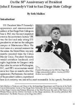John F. Kennedy's Visit to San Diego State College