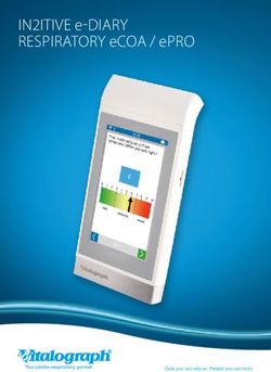 IN2ITIVE e-DIARY RESPIRATORY eCOA / ePRO - Data you can rely on. People you can trust - Vitalograph