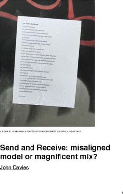 Send and Receive: misaligned model or magnificent mix? - John Davies